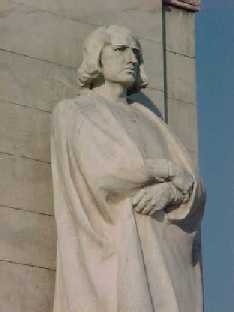 Statue / monument of Christopher Columbus in Washington DC by Sculptor Lorado Taft