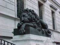 Statue / monument of  Corcoran Lions in Washington DC by Sculptor Antonio Canova