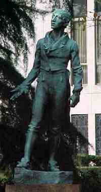 Statue / monument of Robert Emmet in Washington DC by Sculptor Jerome Connor