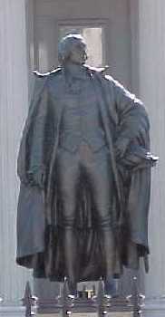 Statue / monument of Albert Gallatin in Washington DC by Sculptor James Earle Fraser