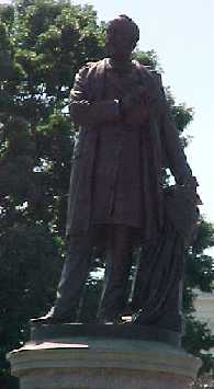 Statue / monument of James A. Garfield in Washington DC by Sculptor John Quincy Adams Ward