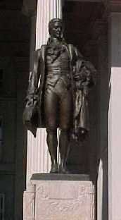 Statue / monument of Alexander Hamilton in Washington DC by Sculptor James Earle Fraser