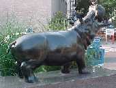 Statue / monument of  River Horse in Washington DC by Sculptor  Unknown