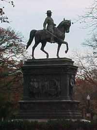 Statue / monument of John A. Logan in Washington DC by Sculptor Franklin Simmons