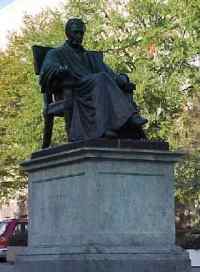 Statue / monument of John Marshall in Washington DC by Sculptor William Wetmore Story