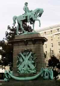 Statue / monument of George B. McClellan in Washington DC by Sculptor Frederick MacMonnies