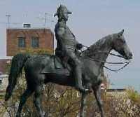 Statue / monument of Winfield Scott in Washington DC by Sculptor Henry Kirke Brown