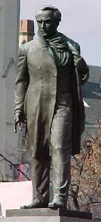 Statue / monument of Taras Shevchenko in Washington DC by Sculptor Leo Mol