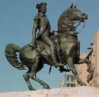 Statue / monument of George Washington in Washington DC by Sculptor Clark Mills
