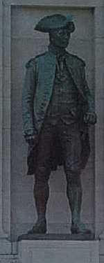 Statue / monument of John Paul Jones in Washington DC by Sculptor Charles Henry Niehaus
