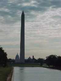 Statue / monument of George Washington in Washington DC by Sculptor Robert Mills